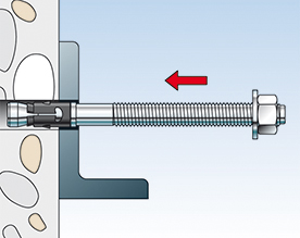 Fischer doorsteekanker FAZ II HBS montage - Dhz-proshop, doe het zelf